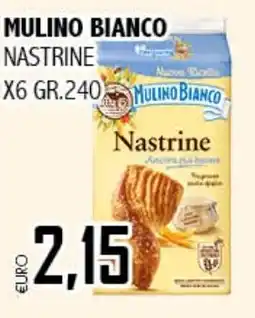 Big Food Mulino bianco nastrine offerta