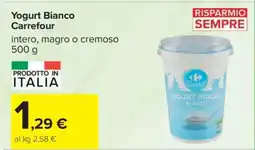 Carrefour Yogurt Bianco Carrefour offerta