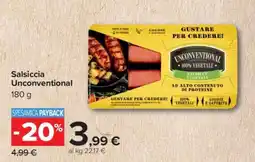 Carrefour Salsiccia Unconventional offerta