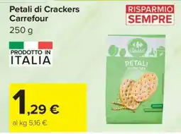 Carrefour Petali di Crackers Carrefour offerta
