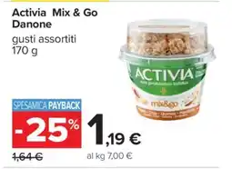 Carrefour Activia Mix&Go Danone offerta