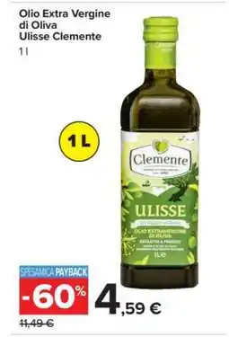 Carrefour Olio Extra Vergine di Oliva Ulisse Clemente offerta