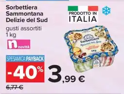 Carrefour Sorbettiera Sammontana Delizie del Sud offerta