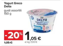 Carrefour Yogurt Greco Delta offerta