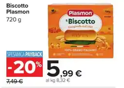 Carrefour Biscotto Plasmon offerta