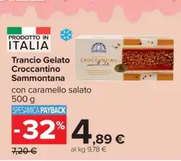 Carrefour Trancio Gelato Croccantino Sammontana offerta