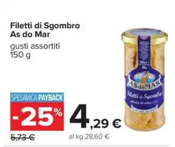 Carrefour FILETTI DI SGOMBRO ÀS DO MAR offerta