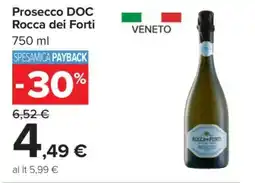 Carrefour Prosecco DOC Rocca dei Forti offerta