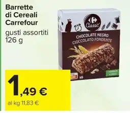 Carrefour Barrette di Cereali Carrefour offerta
