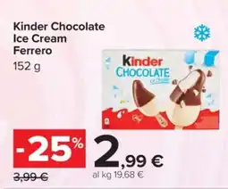 Carrefour Kinder Chocolate Ice Cream Ferrero offerta