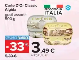 Carrefour Carte D’Or Classic Algida offerta