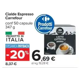 Carrefour Cialde Espresso Carrefour offerta