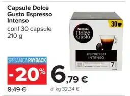 Carrefour Capsule Dolce Gusto Espresso Intenso offerta