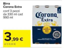 Carrefour Birra Corona Extra offerta