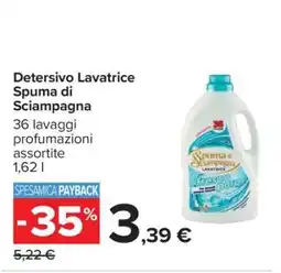 Carrefour Detersivo Lavatrice Spuma di Sciampagna offerta