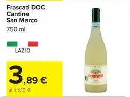 Carrefour Frascati DOC Cantine San Marco offerta