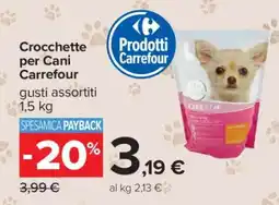 Carrefour Crocchette per Cani Carrefour offerta