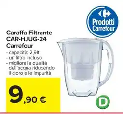 Carrefour Caraffa Filtrante CAR-HJUG-24 Carrefour offerta