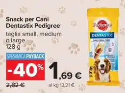 Carrefour Snack per cani Dentastix Pedigree offerta