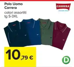 Carrefour Polo Uomo Carrera offerta