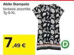 Carrefour Abito Stampato offerta