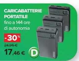 Carrefour Caricabatterie Portatile offerta