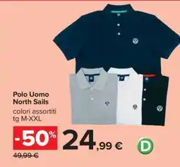 Carrefour Polo Uomo North Sails offerta