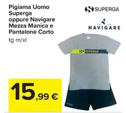 Carrefour Pigiama Uomo Superga oppure Navigare offerta