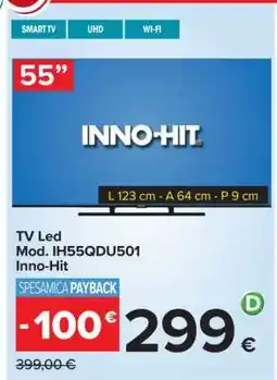 Carrefour TV Led offerta