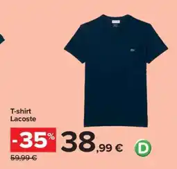 Carrefour T-shirt Lacoste offerta