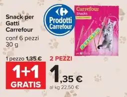 Carrefour Snack per Gatti Carrefour offerta