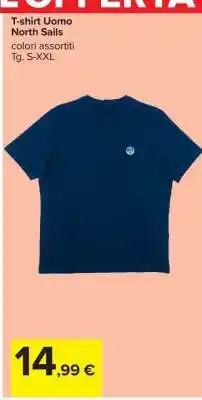 Carrefour T-shirt Uomo North Sails offerta