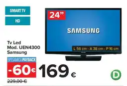 Carrefour Tv Led Mod. UEN4300 Samsung offerta