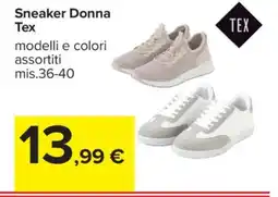 Carrefour Sneaker Donna Tex offerta