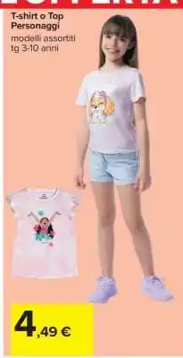 Carrefour T-shirt o Top Personaggi offerta