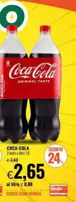 Famila Coca Cola offerta