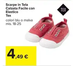 Carrefour Scarpe in Tela Calzata Facile con Elastico offerta