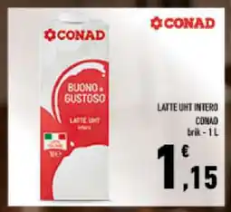 Conad LATTE UHT INTERO CONAD offerta