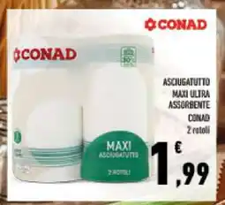 Conad ASCIUGATUTTO MAXI ULTRA ASSORBENTE CONAD offerta
