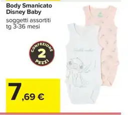 Carrefour Body Smanicato Disney Baby offerta