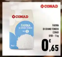 Conad Farina di Grano Tenero Conad offerta