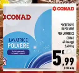 Conad CONAD LAVATRICE POLVERE offerta