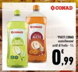 Conad PIATTI CONAD aceto/limone offerta