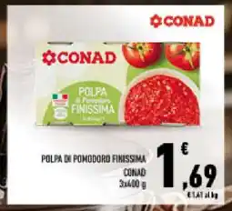 Conad POLPA DI POMODORO FINISSIMA offerta