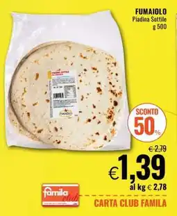 Famila FUMAIOLO Piadina Sottile offerta
