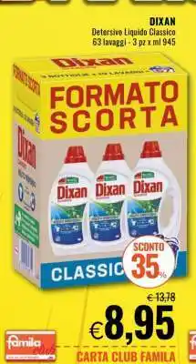 Famila Dixan offerta