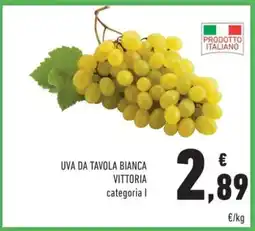 Conad Uva da tavola bianca Vittoria offerta