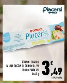 Conad CONAD Piacersi Tonno Leggero offerta
