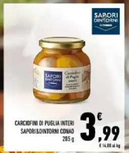 Conad CARCIOFINI DI PUGLIA INTERI offerta