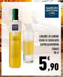 Conad LIQUORE DI LIMONE CUOR DI SORRENTO SAPORI&DINTORNI offerta
